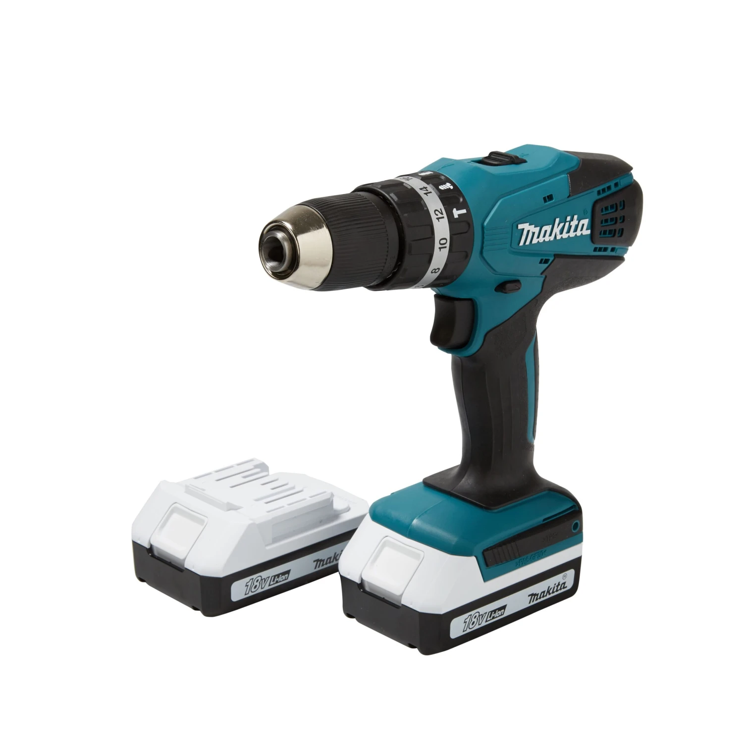 Makita G-Series 18V 2 X 1.5Ah Li-ion Brushed Cordless Combi Drill HP457DWEX2 3 Makita G-Series 18V 2 X 1.5Ah Li-ion Brushed Cordless Combi Drill HP457DWEX2