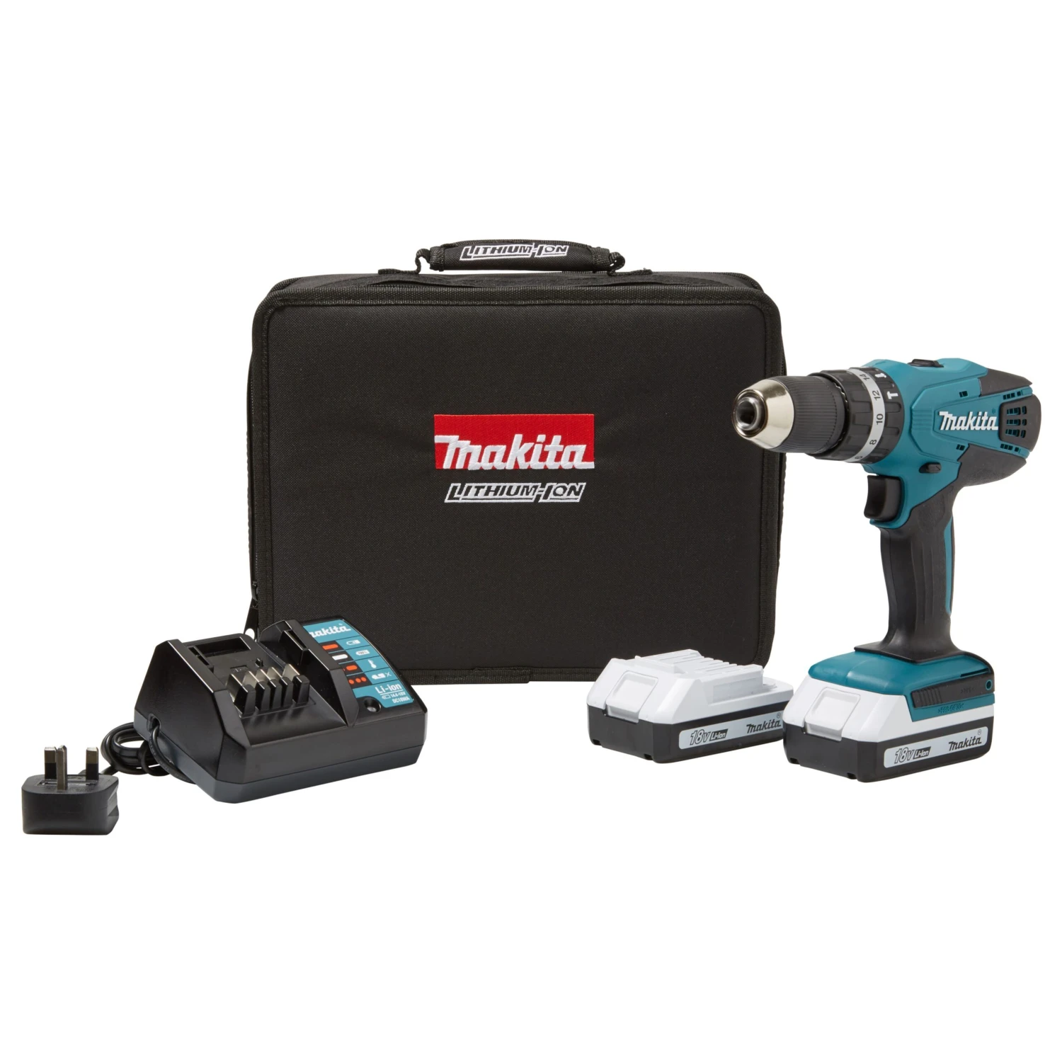Makita G-Series 18V 2 X 1.5Ah Li-ion Brushed Cordless Combi Drill HP457DWEX2 6 Makita G-Series 18V 2 X 1.5Ah Li-ion Brushed Cordless Combi Drill HP457DWEX2 - Image 4