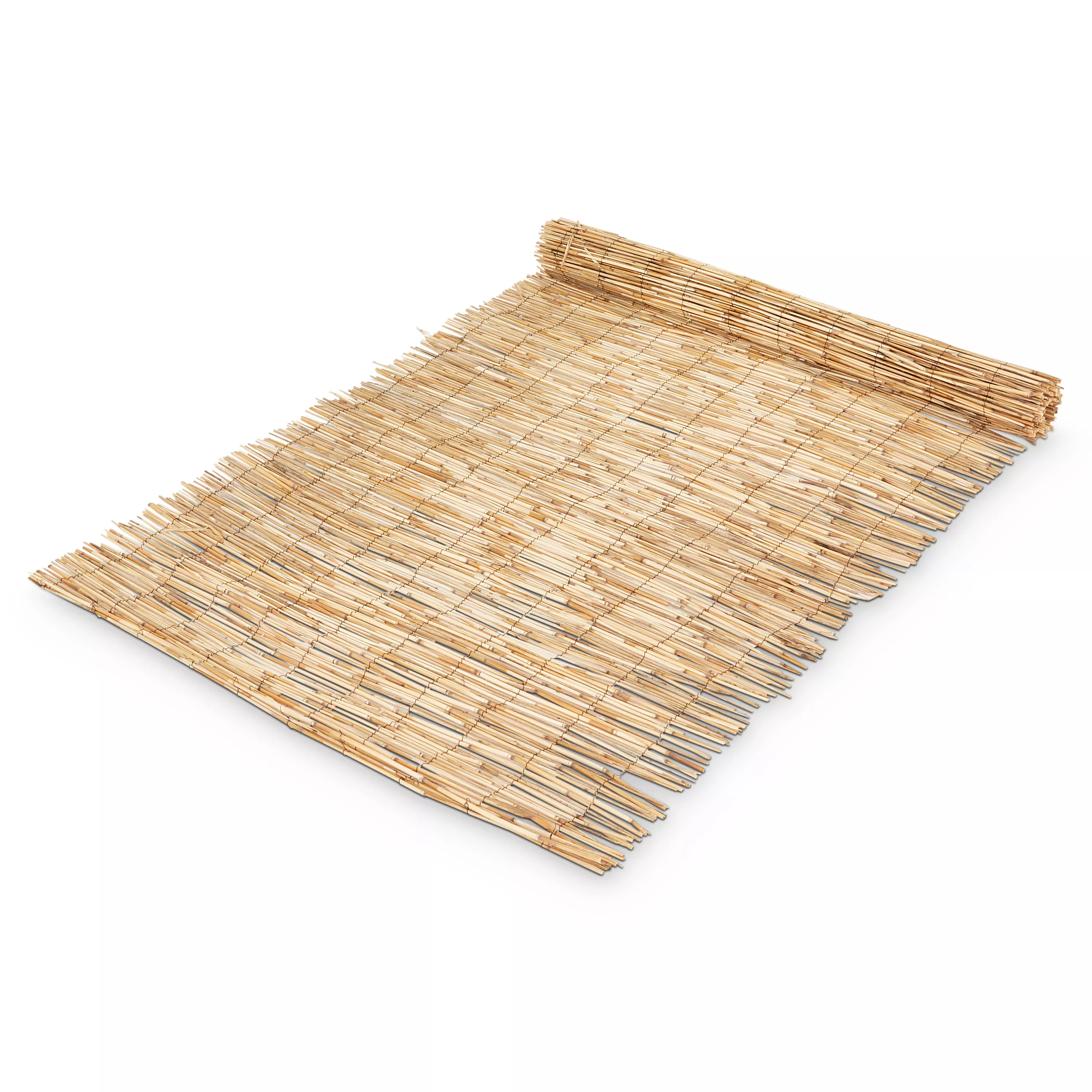 Natural Reed Garden Screen (H)1m (W)3m 3 Natural Reed Garden Screen (H)1m (W)3m