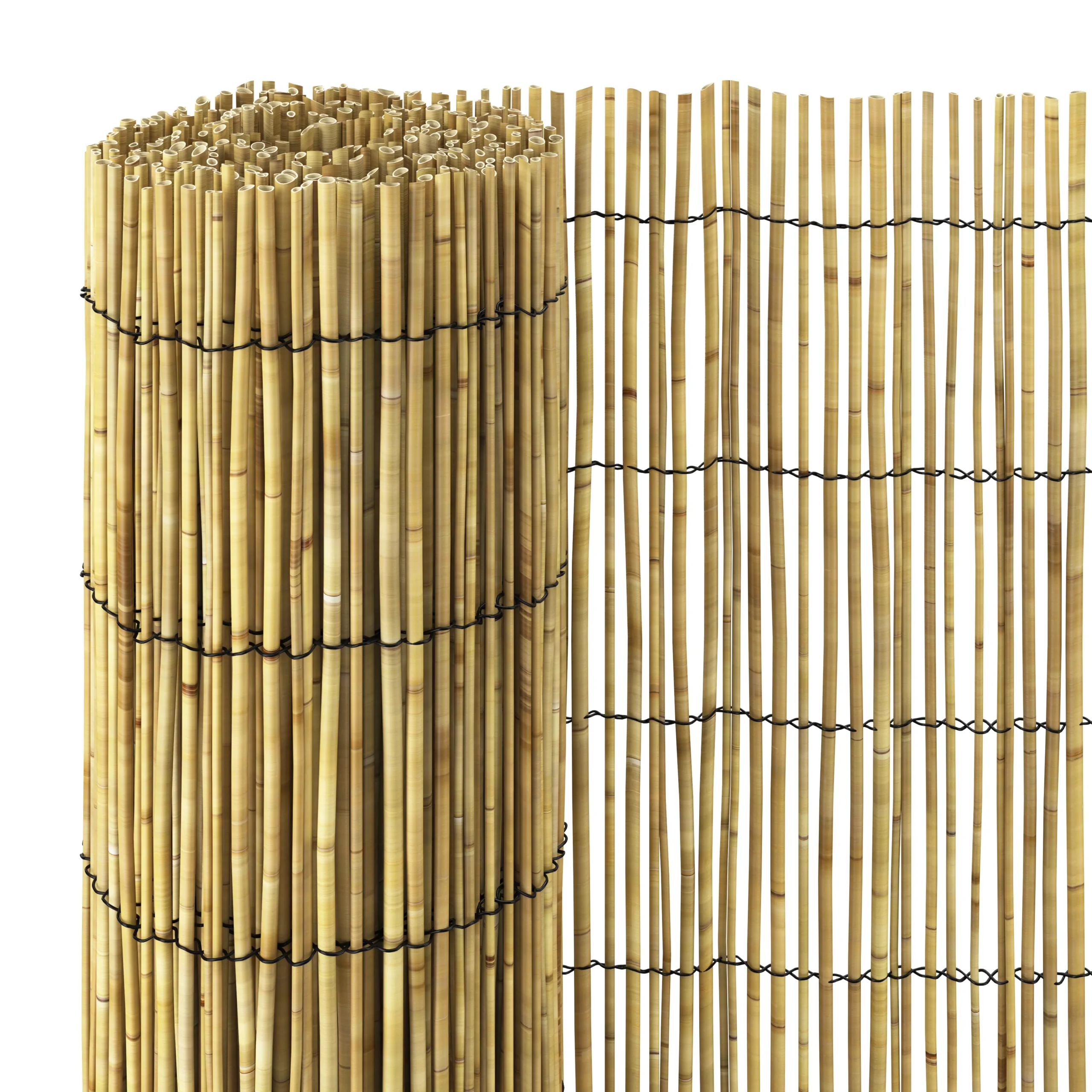 Natural Reed Garden Screen (H)1m (W)3m 6 Natural Reed Garden Screen (H)1m (W)3m - Image 4