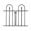 Panacea Steel Triple Arch Finial Gate, (H)0.94m (W)0.85m -Hozelock Shop panacea steel triple arch finial gate h 0 94m w 0 85m0093432875018 01c BQ