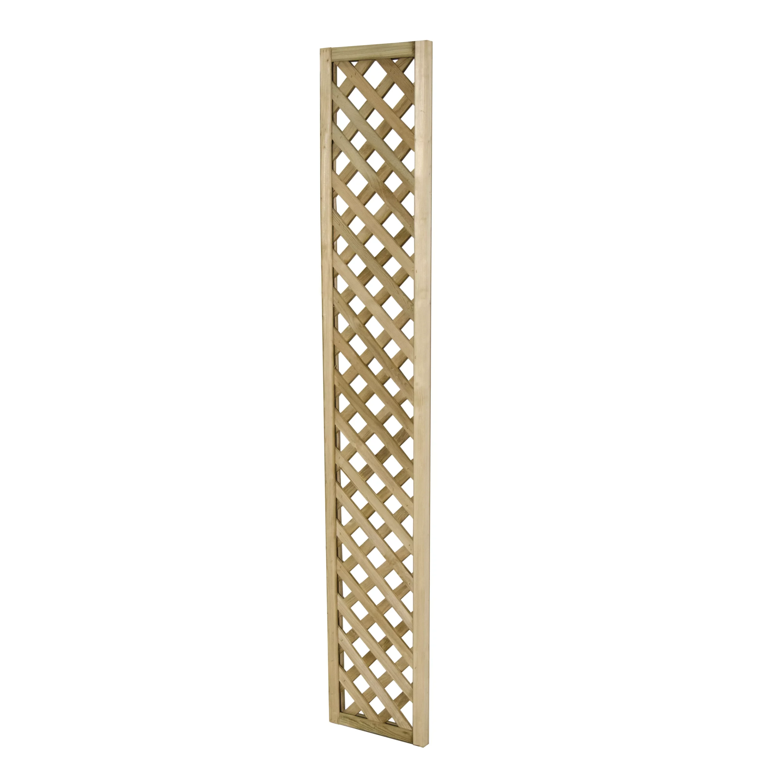 Pine Trellis Panel, Pack Of 3 (W)30cm X (H)180cm 4 Pine Trellis Panel, Pack Of 3 (W)30cm X (H)180cm - Image 2