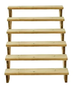 Richard Burbidge Redwood Deck Step (W)1066mm (T)40mm, Set Of 8