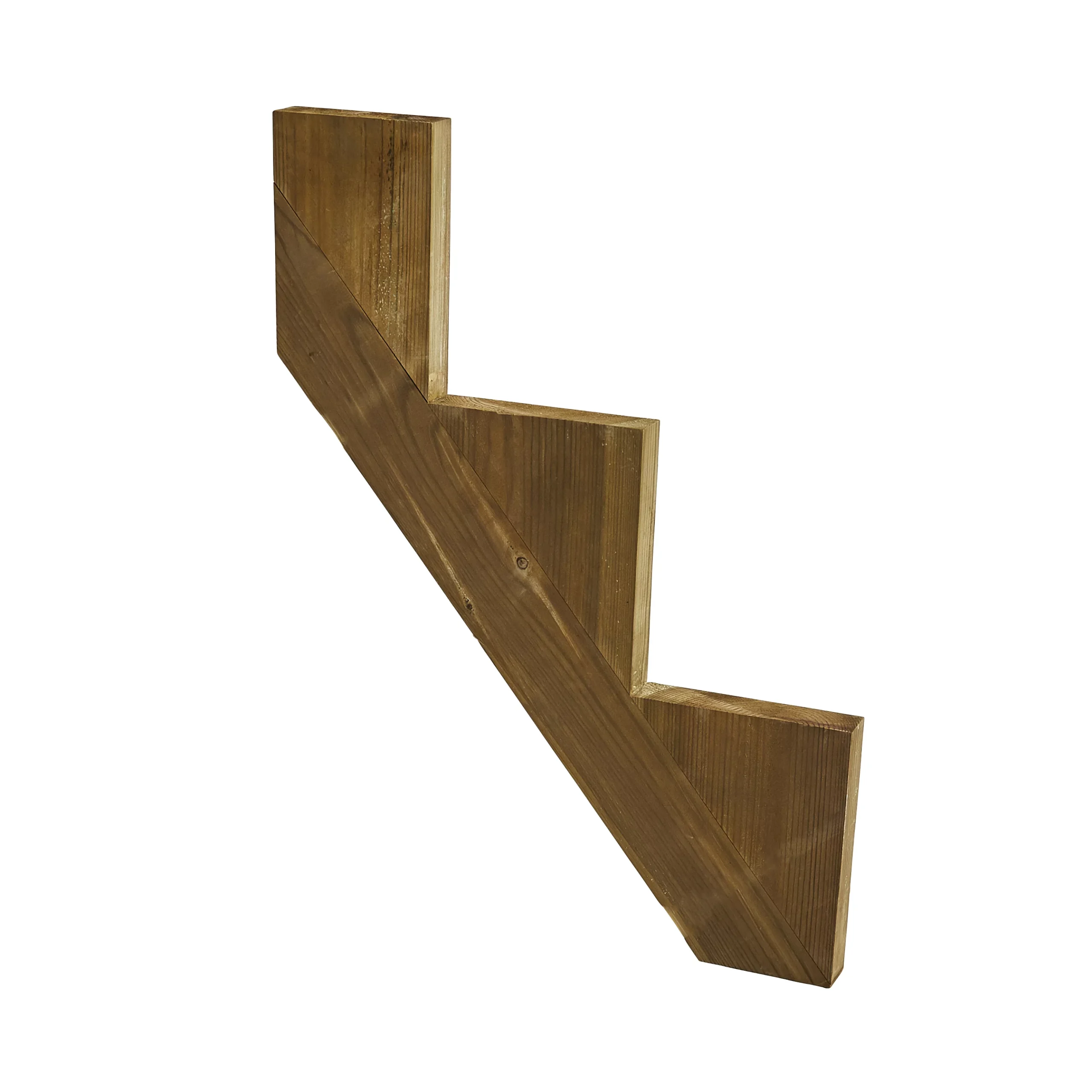 Richard Burbidge Softwood 3 Step Deck Riser (L) 1000mm 3 Richard Burbidge Softwood 3 Step Deck Riser (L) 1000mm