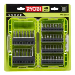 Ryobi Mixed Screwdriver Bits (L)251mm, 48 Pieces