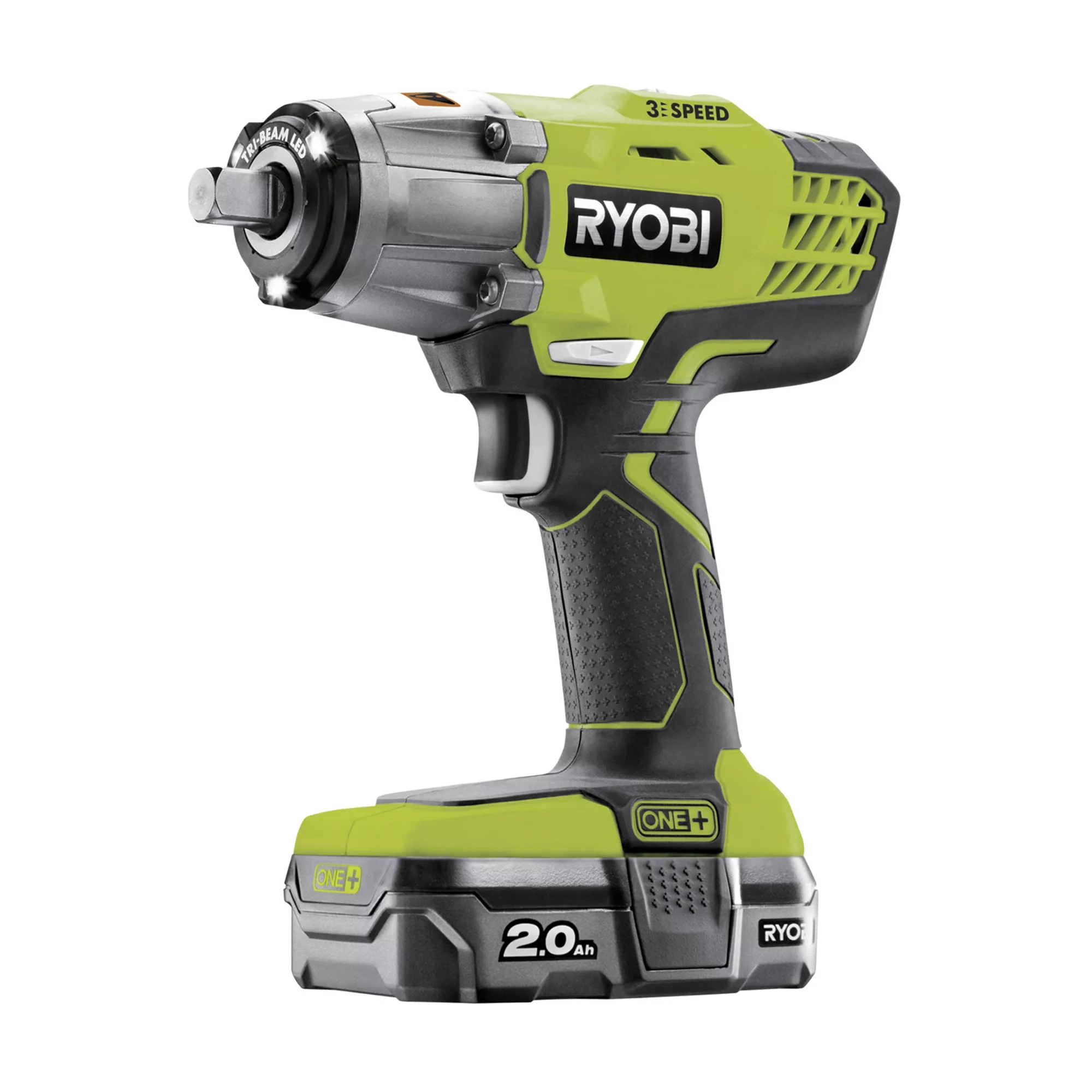 Ryobi ONE+ 18V 1 X 2Ah Li-ion Brushed Cordless Impact Wrench R18IW3-120S 4 Ryobi ONE+ 18V 1 X 2Ah Li-ion Brushed Cordless Impact Wrench R18IW3-120S - Image 2