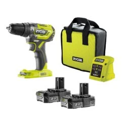 Ryobi ONE+ 18V 2 X 2Ah Li-ion Brushless Cordless Combi Drill R18PD5-220S