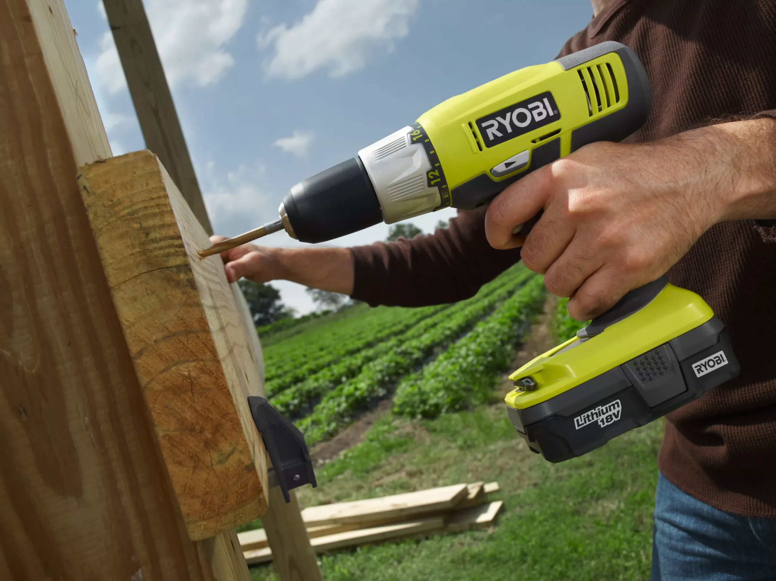 Ryobi ONE+ 18V One+ Cordless Drill Driver R18DDP2-0 - Bare Unit 4 Ryobi ONE+ 18V One+ Cordless Drill Driver R18DDP2-0 - Bare Unit - Image 2