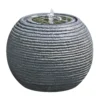 Solar-powered Spherical Water Feature (H)30cm
