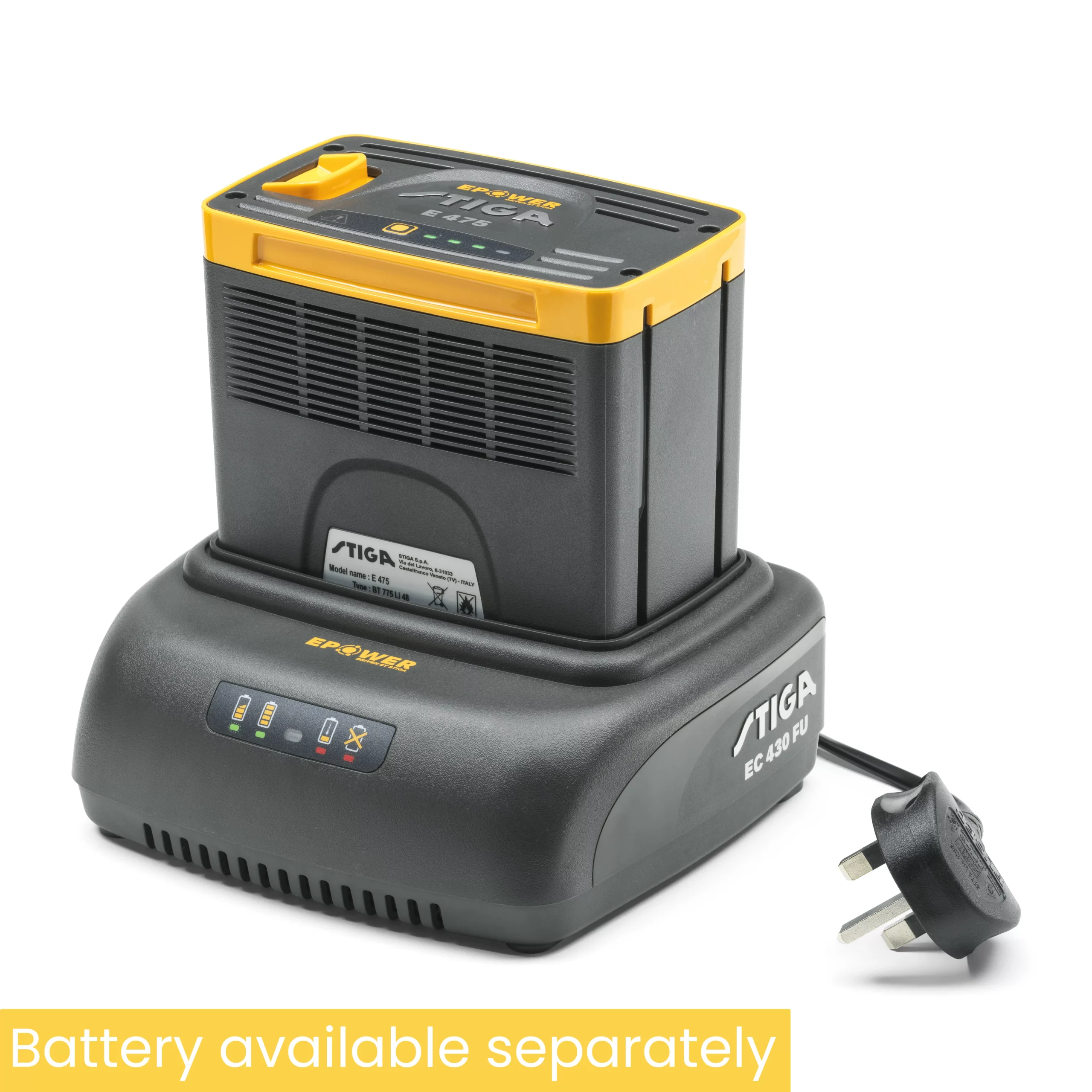 Stiga 220-240V 3A Li-ion Fast Battery Charger EC 430 FU / 277031008/ST1 4 Stiga 220-240V 3A Li-ion Fast Battery Charger EC 430 FU / 277031008/ST1 - Image 2