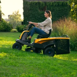 Stiga Battery-powered Ride-on Lawnmower 48V 21 Stiga Battery-powered Ride-on Lawnmower 48V -Hozelock Shop stiga battery powered ride on lawnmower 48v8008984852570 01i