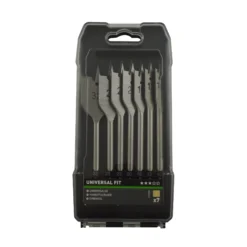 Universal 7 Piece Flat Wood Drill Bit 7 Universal 7 Piece Flat Wood Drill Bit -Hozelock Shop universal 7 piece flat wood drill bit3663602809524 08c BQ