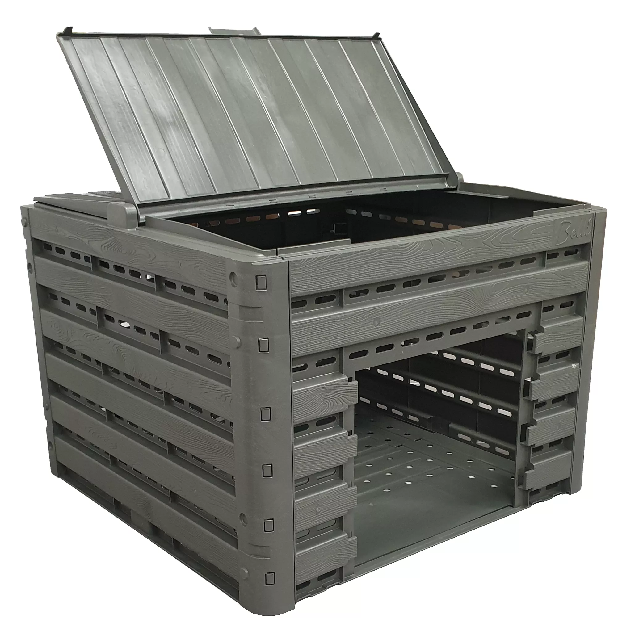 Verve Wood Effect Composter 400L 4 Verve Wood Effect Composter 400L - Image 2