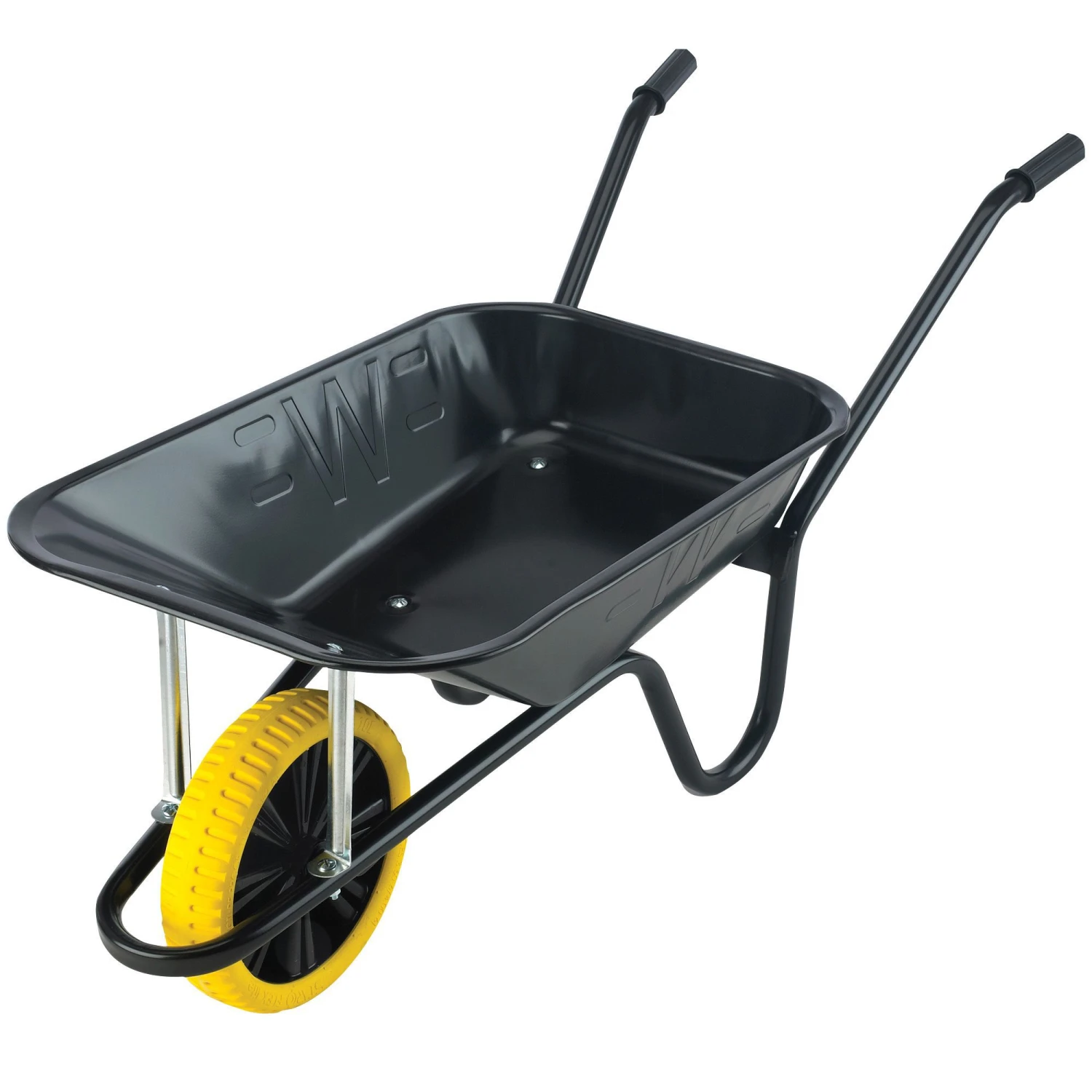 Walsall Black Metal Heavy Duty Wheelbarrow 85L 3 Walsall Black Metal Heavy Duty Wheelbarrow 85L