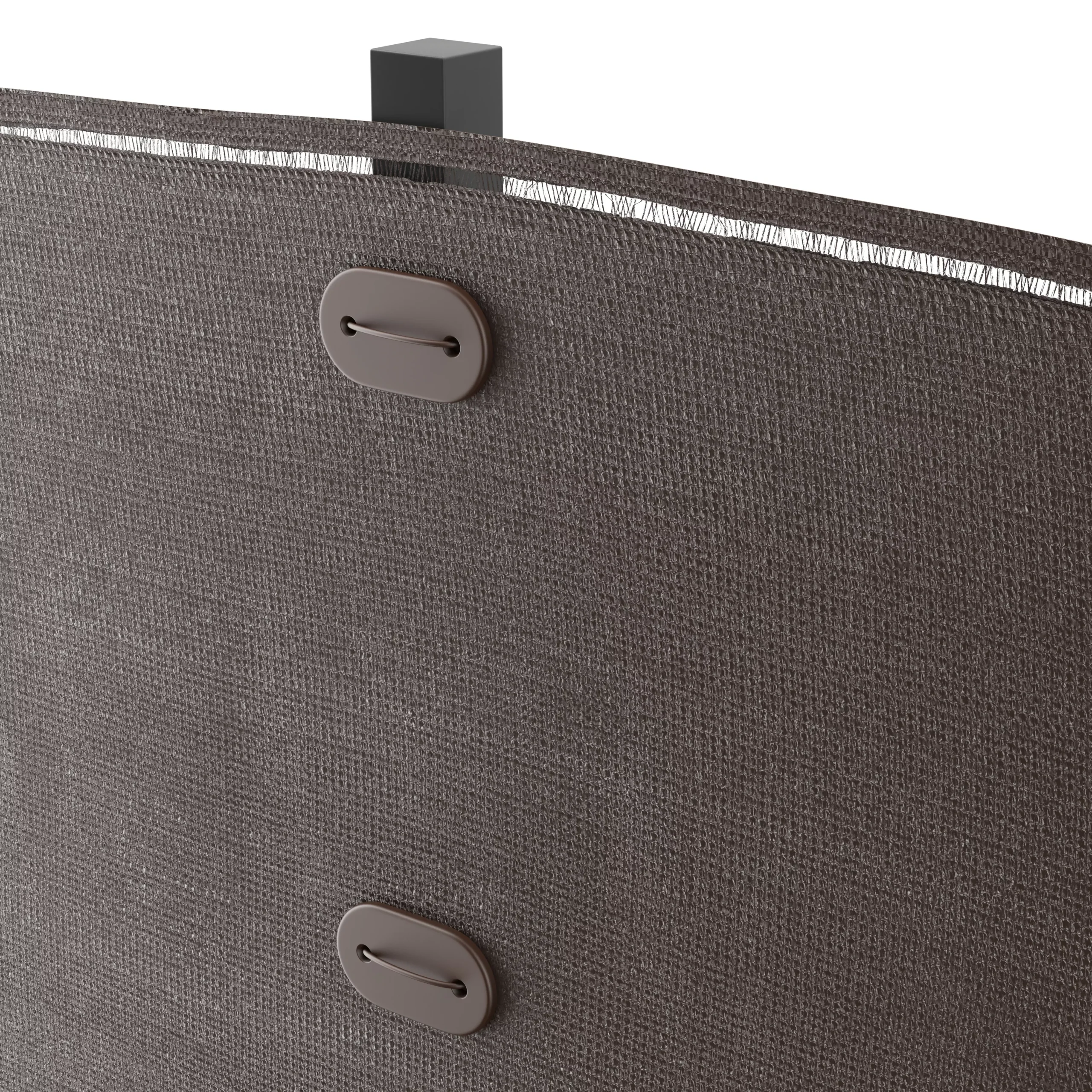 Woven Breeze Brown High-density Polyethylene (HDPE) & Woven Fibre Garden Screen (H)1m (W)3m 6 Woven Breeze Brown High-density Polyethylene (HDPE) & Woven Fibre Garden Screen (H)1m (W)3m - Image 4